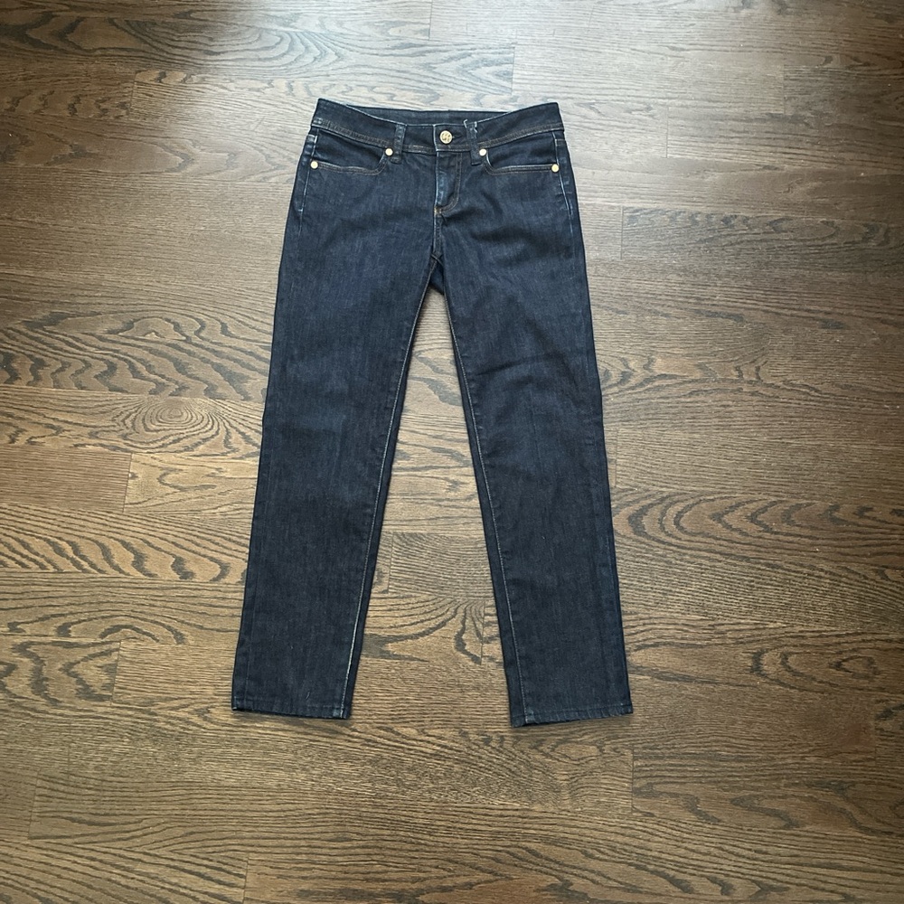 Tory Burch Blue Straight Leg Jeans